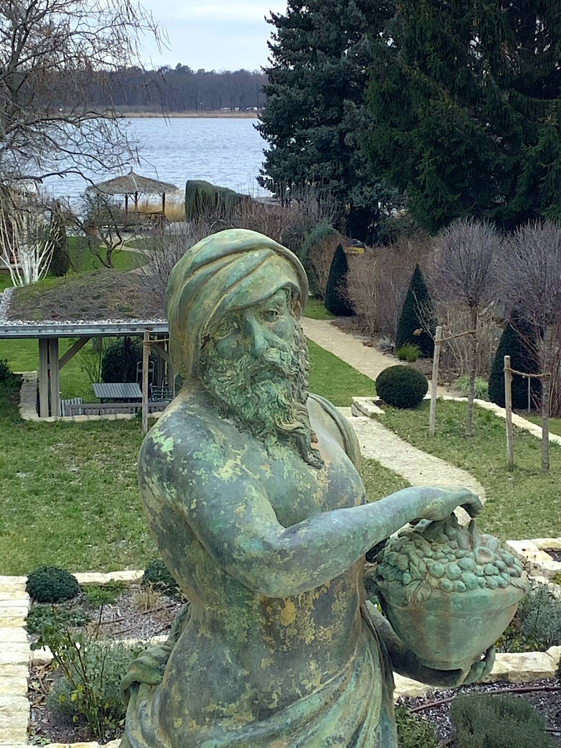 Templiner See, Potsdam: Bronzefigur ADELPHOS