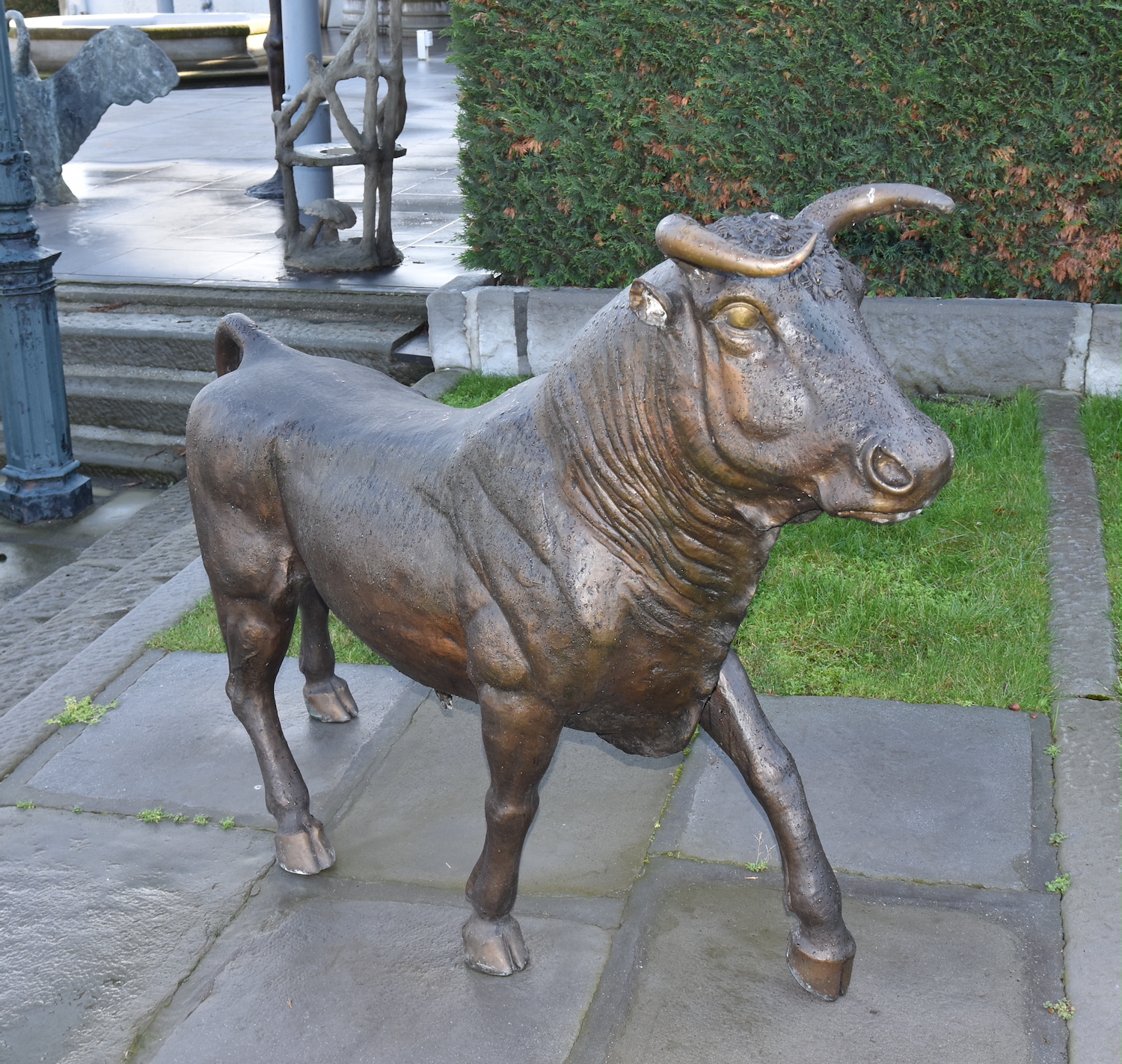 Bronzefigur Rind Stier Bulle WILSON