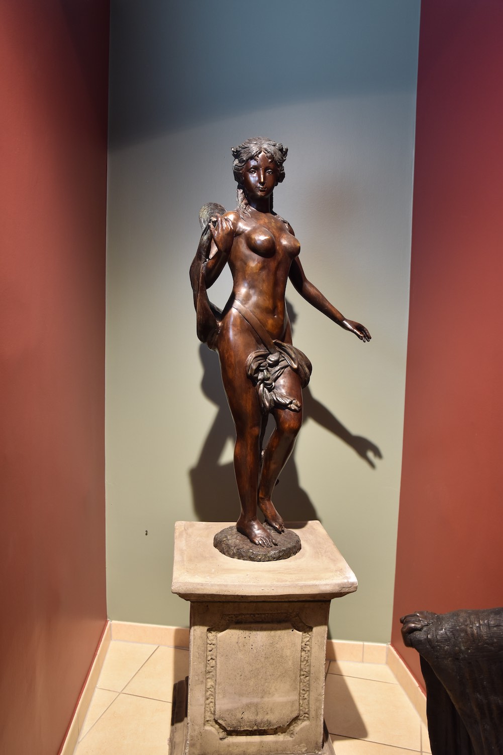 Bronzefigur MARIAM - Frau mit Flügeln
