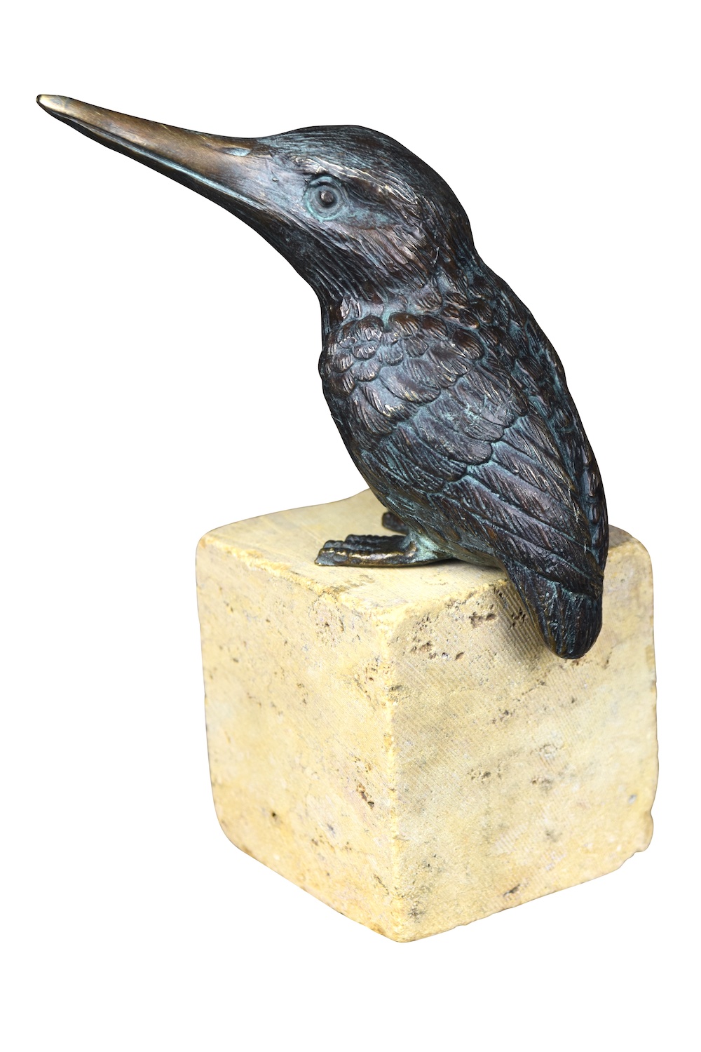 Bronzefigur Vogel EISVOGEL CASPAR