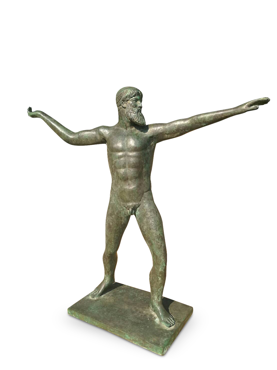 Bronzefigur POSEIDON / ZEUS vom Kap Artemision