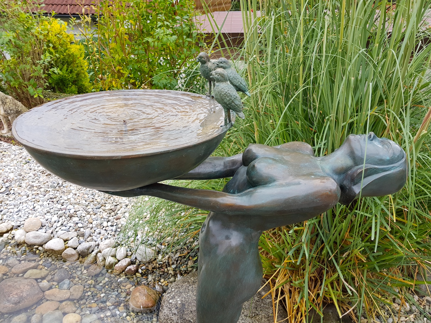 Ansbach: Bronzebrunnen SERENE, Kundenfoto