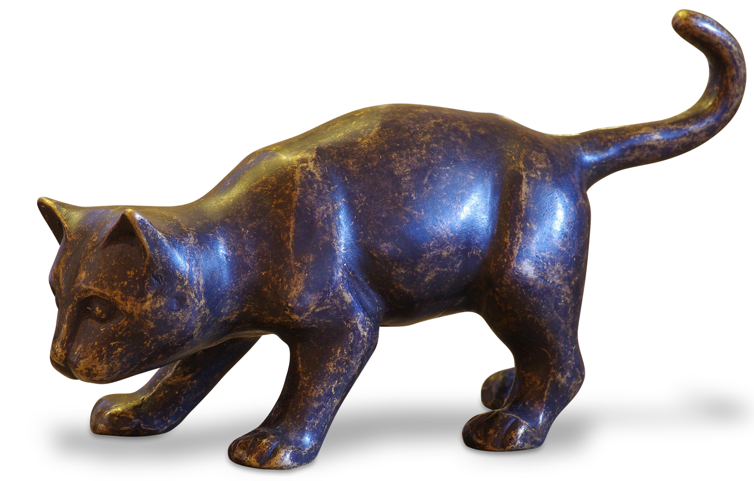 Bronzefigur Katze/Kater BUGGY