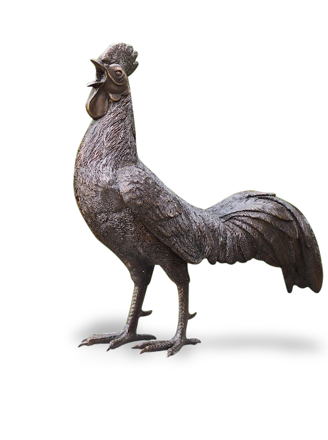 Bronzefigur Vogel HAHN