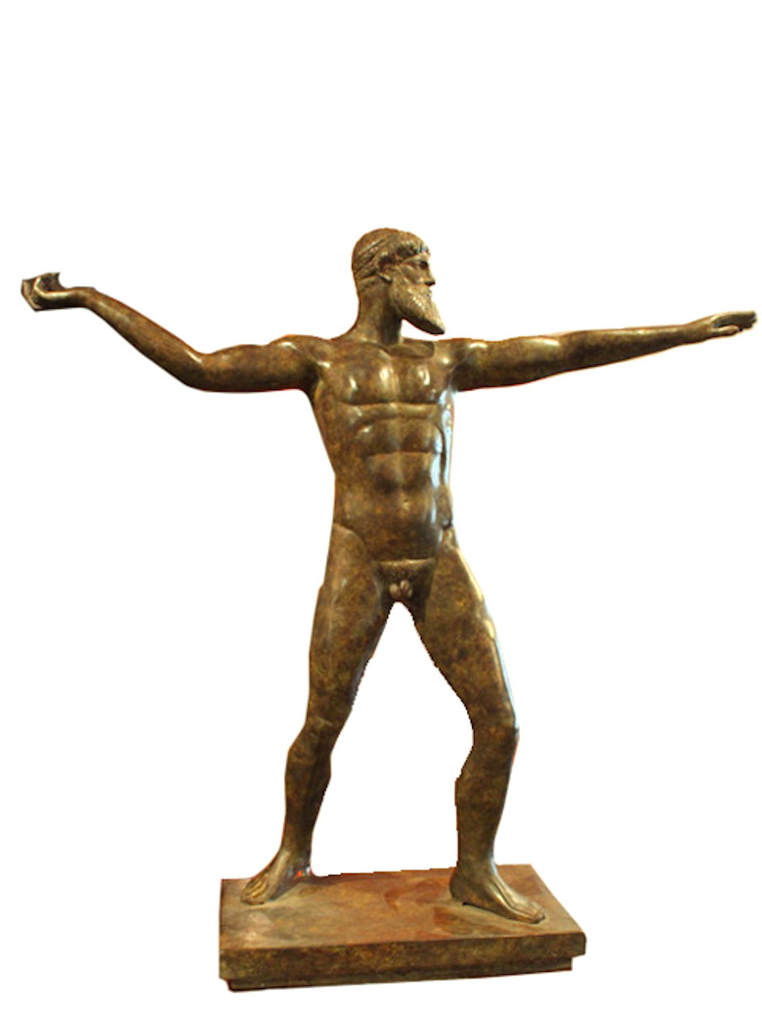 Bronzefigur POSEIDON / ZEUS vom Kap Artemision