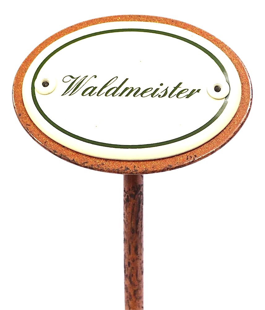 Emaille-Kräuterschild WALDMEISTER