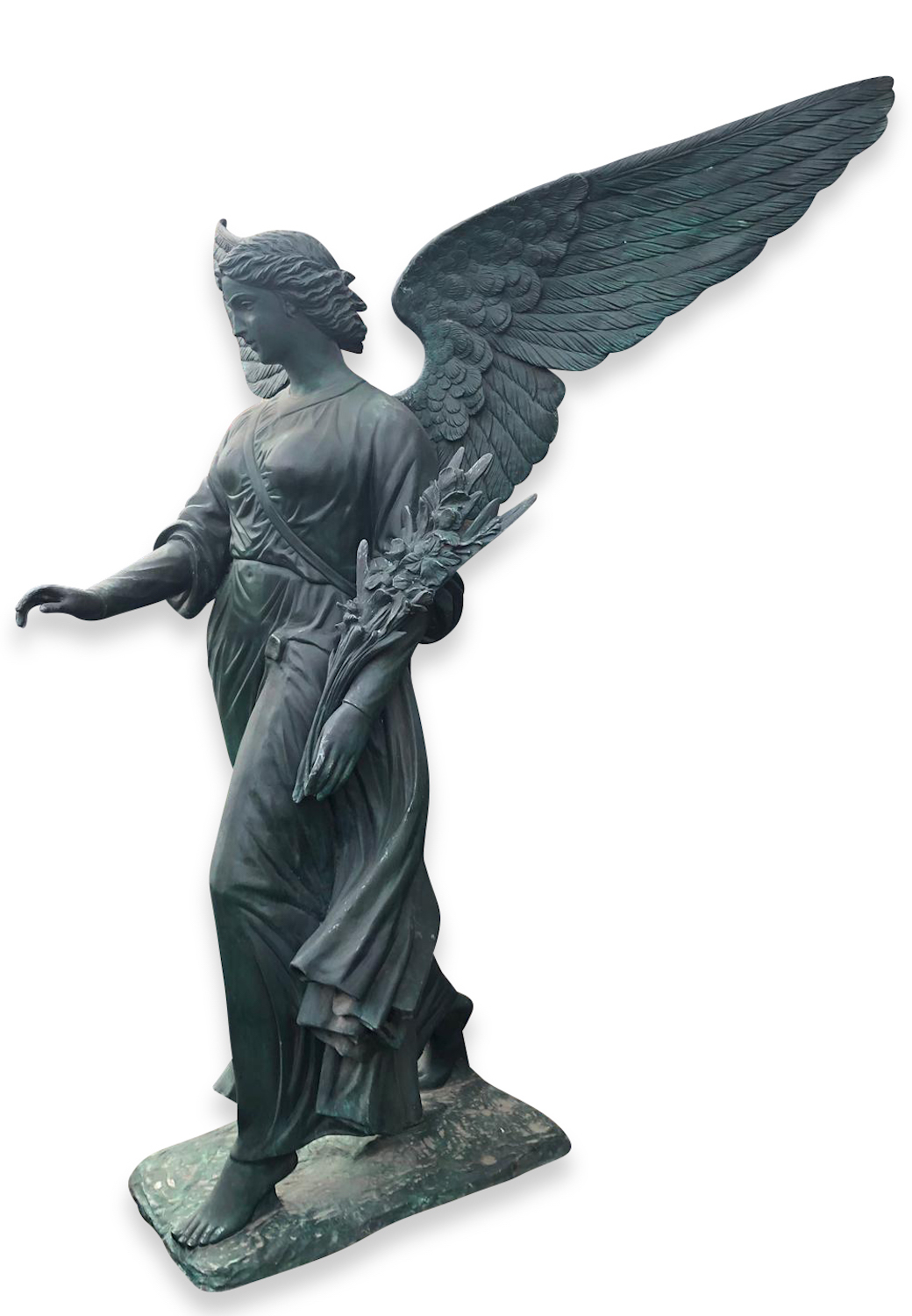Bronzefigur ANGEL OF THE WATERS, 220 cm