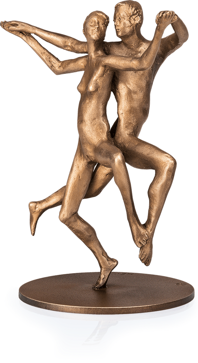 Bronzefigur KADENTES PAAR
