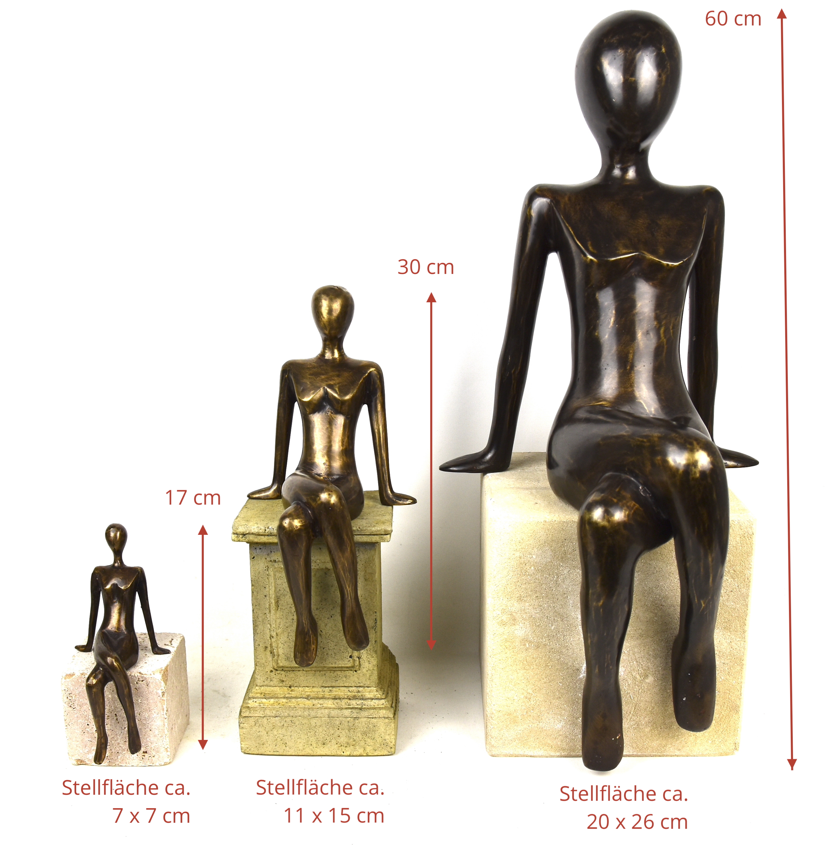 Bronzefigur ELISA - in drei Größen
