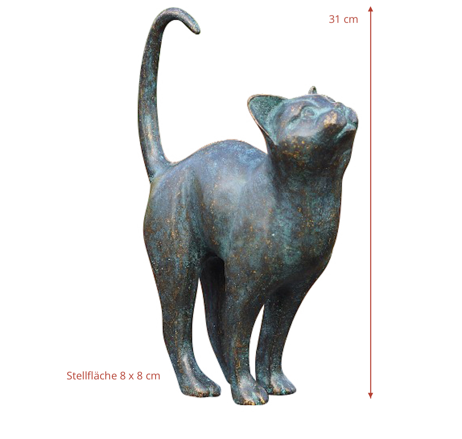Bronzefigur Katze Kater LEONID