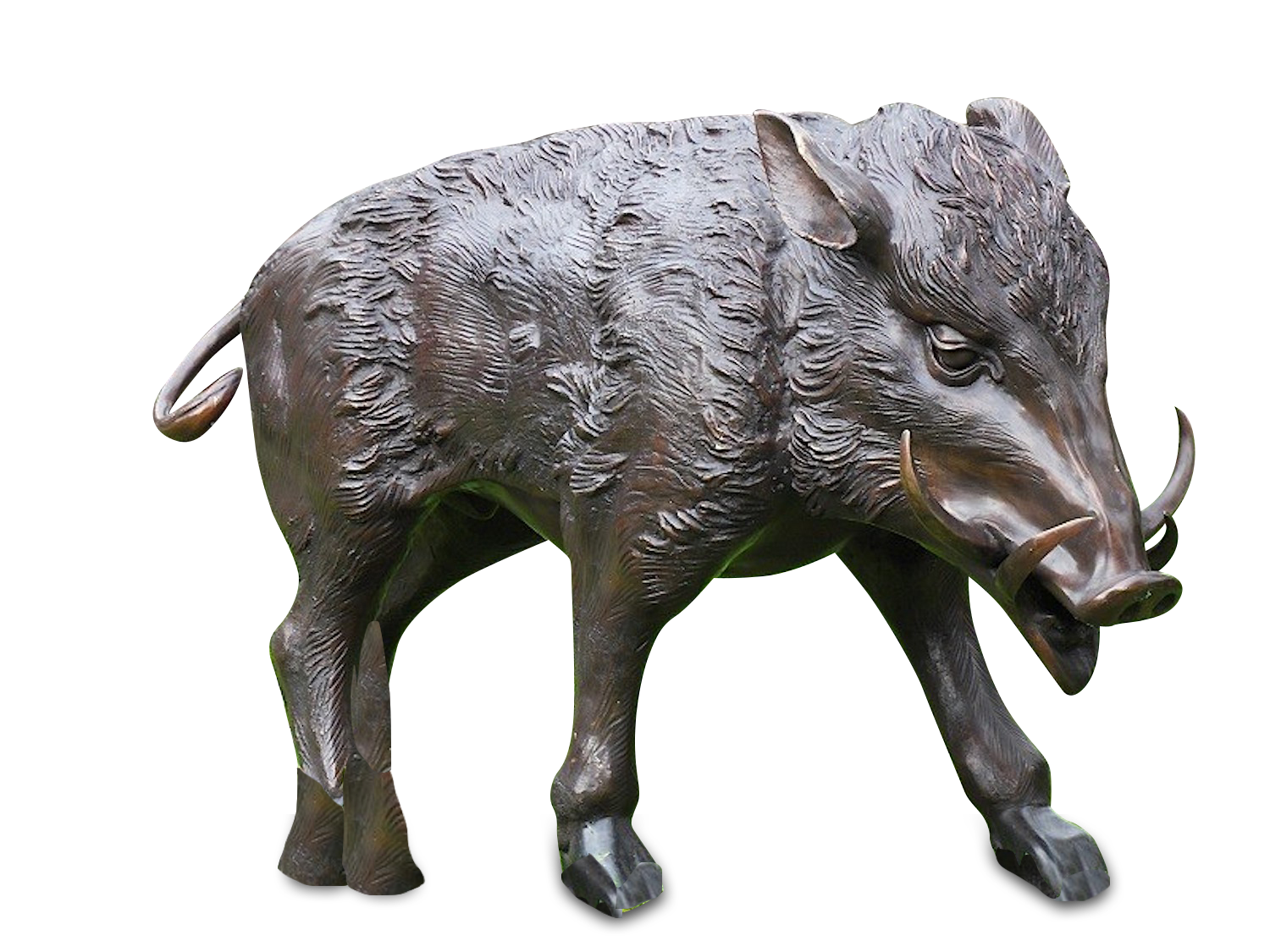 Bronzefigur Wildschwein BUDDY