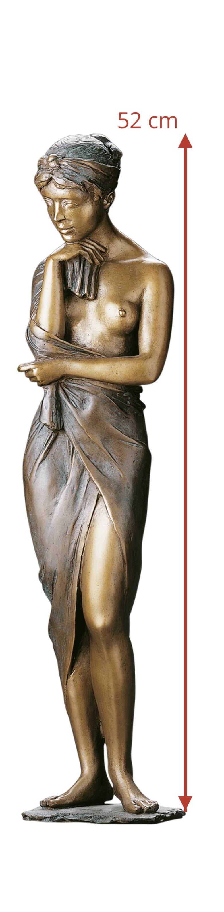 Bronzefigur IM ROSENGARTEN